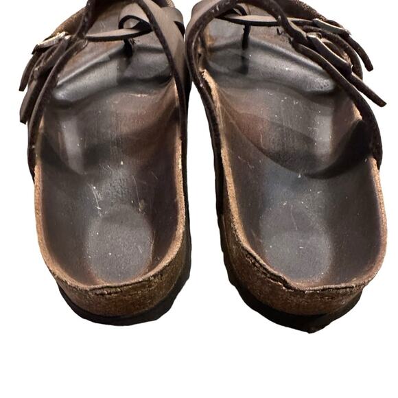 Birkenstock Women’s 39 (8.5/9) Brown Mayari Slip On Sandals - Picture 5 of 8